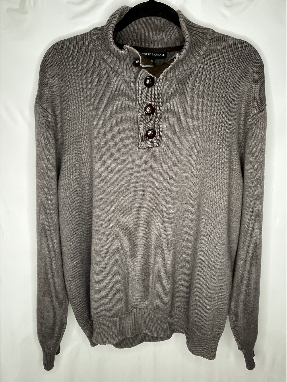 NWOT Tricots St Raphael Men's Gray Sweater Size XXL